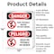 Signmission Non-Potable Water Do Not Drink Bilingual, 10 in W x Rectangle, Aluminum OS-2PACK-DS-A-1014-VS-1501 - alternate 3